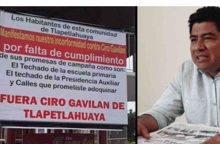Recriminan ciudadanos a edil morenista de Huaquechula por buscar reelección sin trabajar