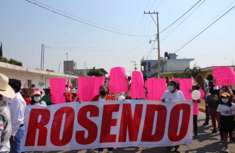 Inicia Rosendo Morales campaña en San Bernabé, Ocoyucan