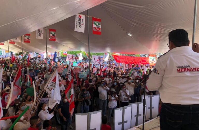 Cierra campaña exitosamente Nibardo Hernández