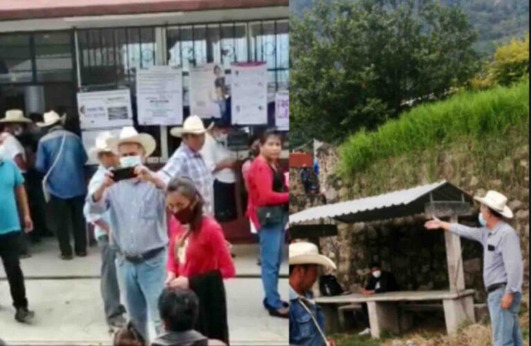 Morenista se pasea entre las casillas para amedrentar a votantes en Huitzilan