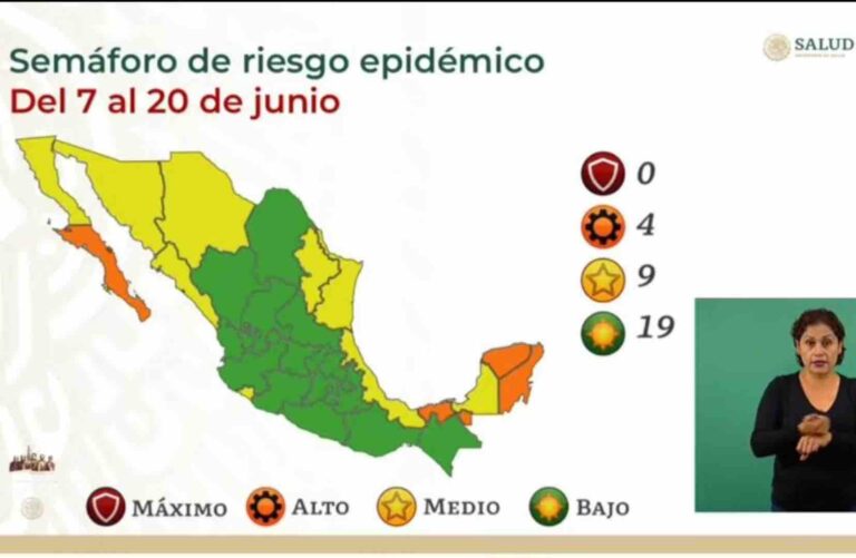 Puebla llega a semáforo verde a nivel nacional