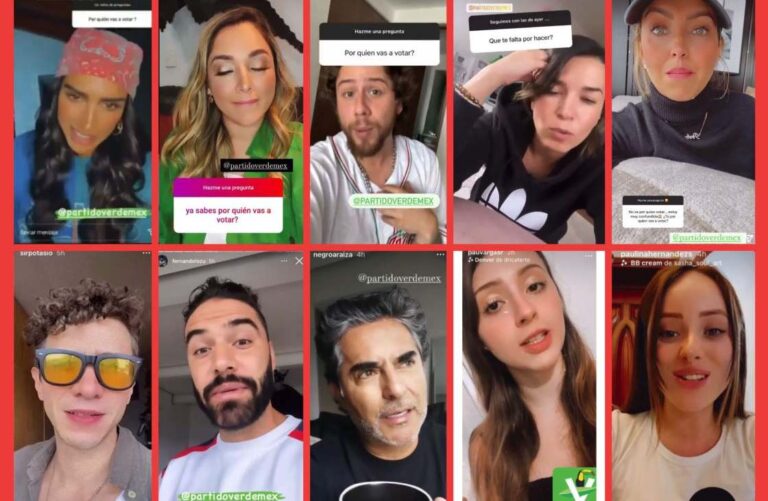 Imagen Pública| Los ‘influencers’ del Partido Verde PVEM”