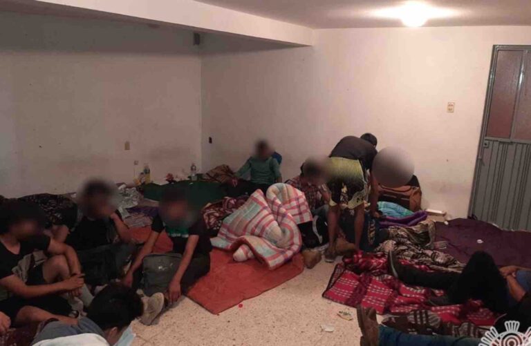Hallan a 240 inmigrantes centroamericanos en la capital de Puebla