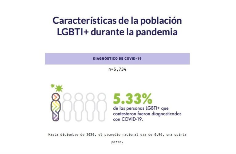 Informe revela características de comunidad LGBTI+ durante pandemia.