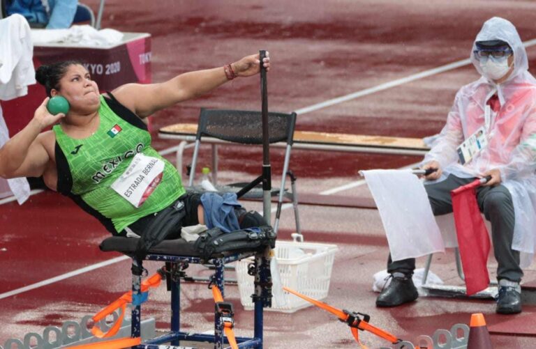 Ángeles Ortiz logra cuarto lugar en lanzamiento de bala F57 en Tokio 2020