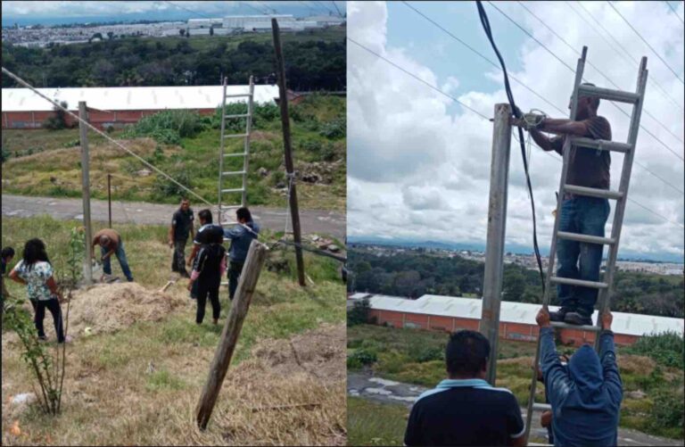 A falta de obras públicas, vecinos deben improvisar