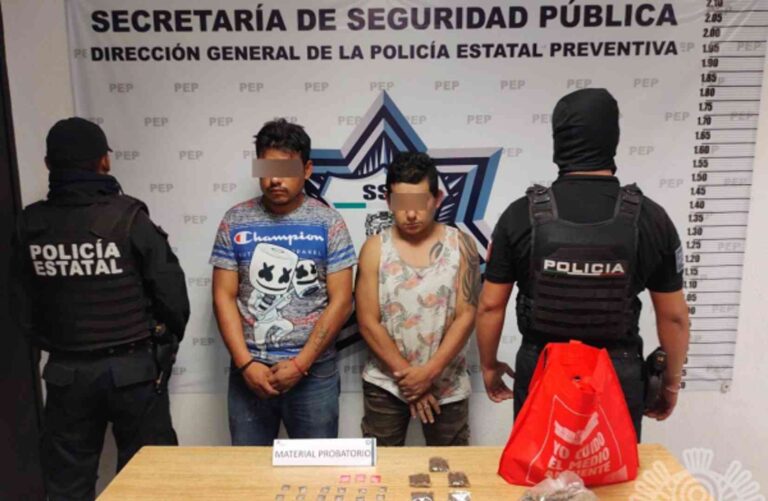 Detiene SSP a narcovendedores al sur de la capital