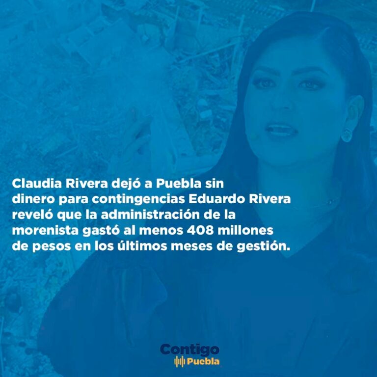 Administración de Eduardo Rivera Pérez recibió déficit financiero de 21.6 millones de pesos