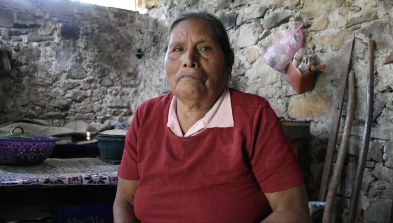 Doña María Ana, tres años esperando su apoyo de bienestar
