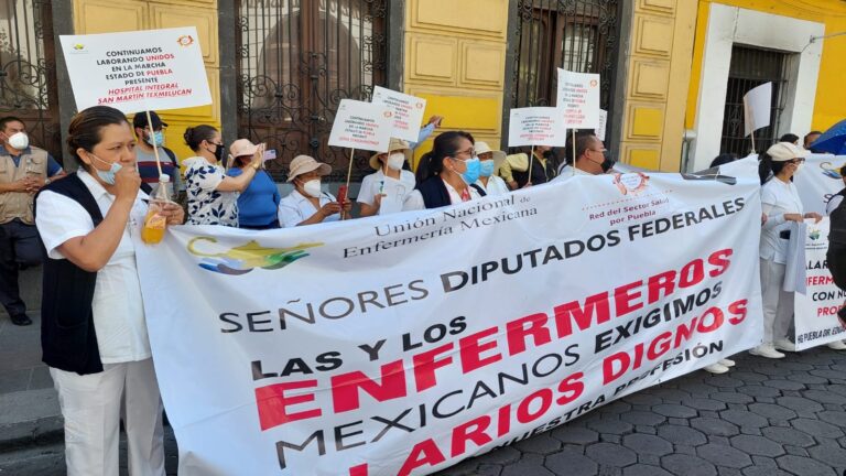 Personal de enfermería exige salarios dignos y mejores condiciones laborales