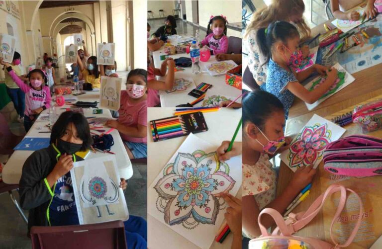 Biblioteca Municipal y Casa de la Cultura realizan talleres para niños en Tepexi