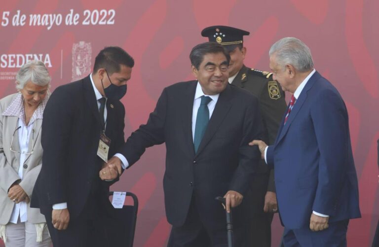 AMLO y Barbosa presumen seguridad pública en Puebla