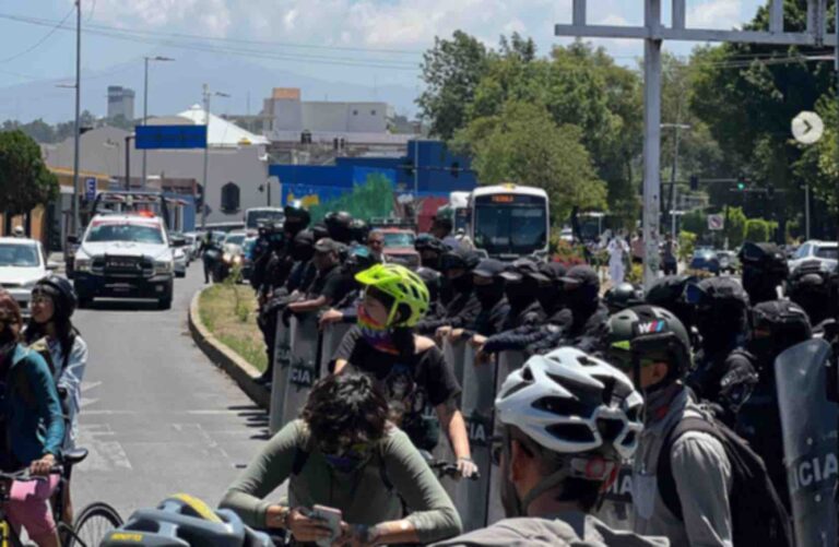 Protestan por asesinato de ciclista en carril de RUTA