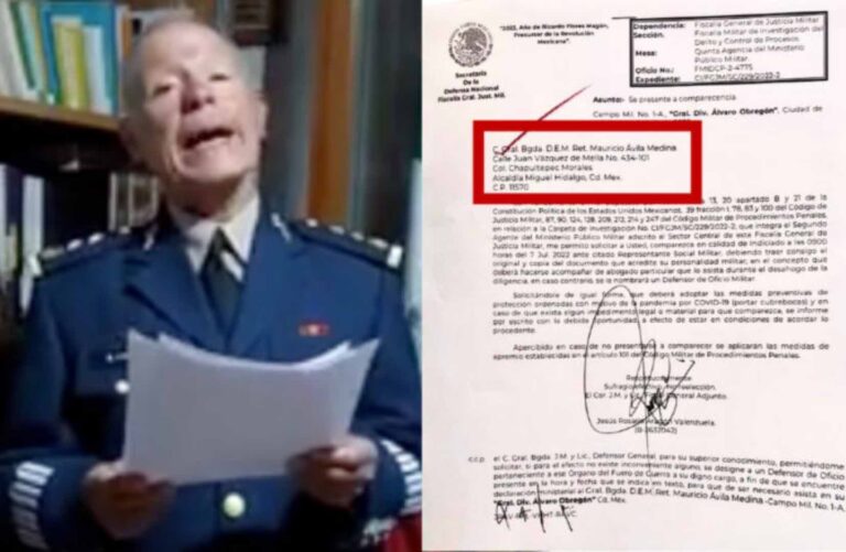 Tras críticas a Gobierno de AMLO, General en retiro comparece ante fiscalía de la Sedena