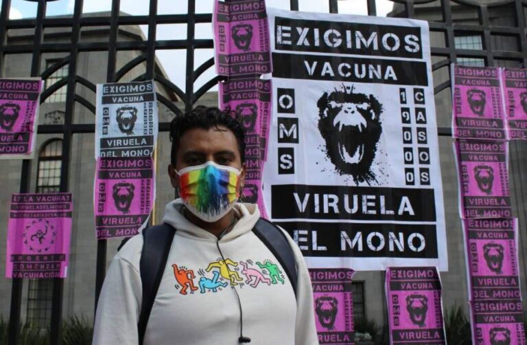 Viruela símica ataca a hombres gays en México