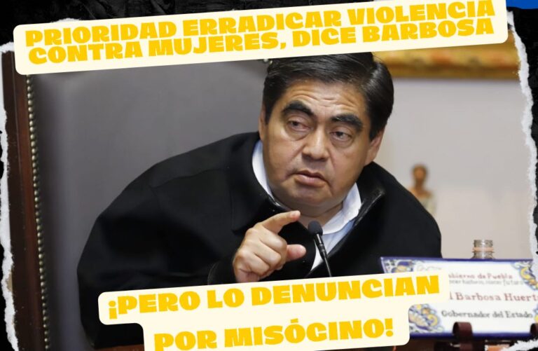 Dice Barbosa que erradicar violencia contra mujeres es su prioridad, pero ha sido denunciado por misógino