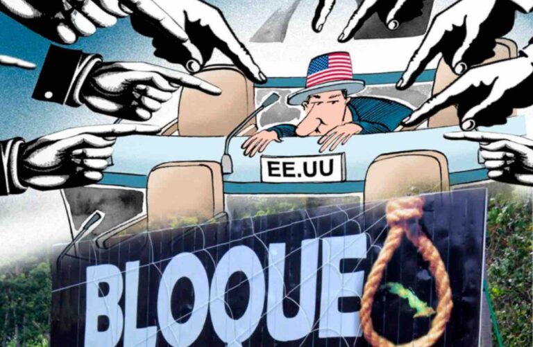 El canalla bloqueo económico contra Cuba