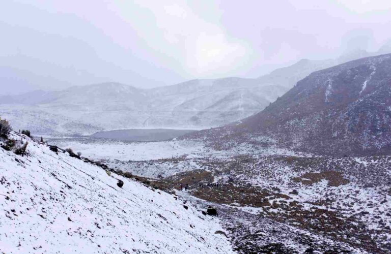 Región Izta-Popo y la Sierra Nororiental, donde más frio hace en Puebla