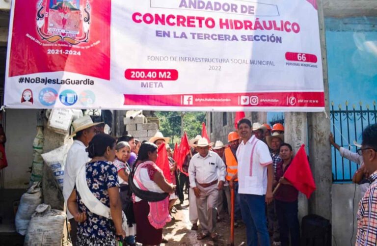 Ayuntamiento de Huitzilan y su labor incansable por el desarrollo sostenido