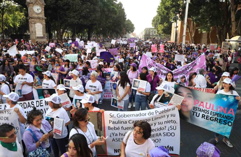 50 mil mujeres marcharon este 8M en Puebla