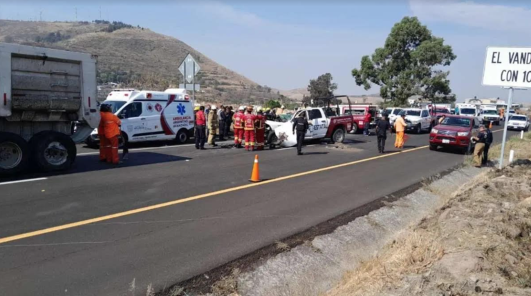 Muere oficial estatal en accidente vial