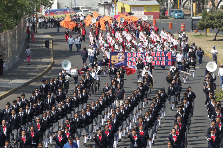 Todo listo para el desfile de este 5 de mayo