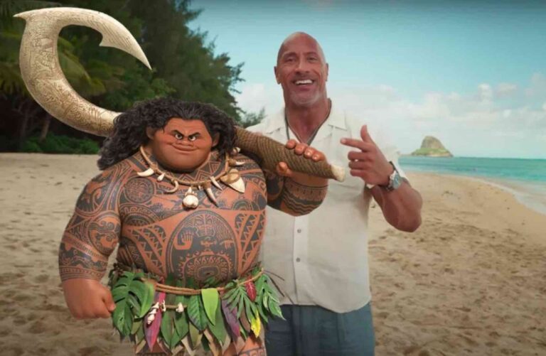 La roca producirá la versión live-action de ‘Moana’