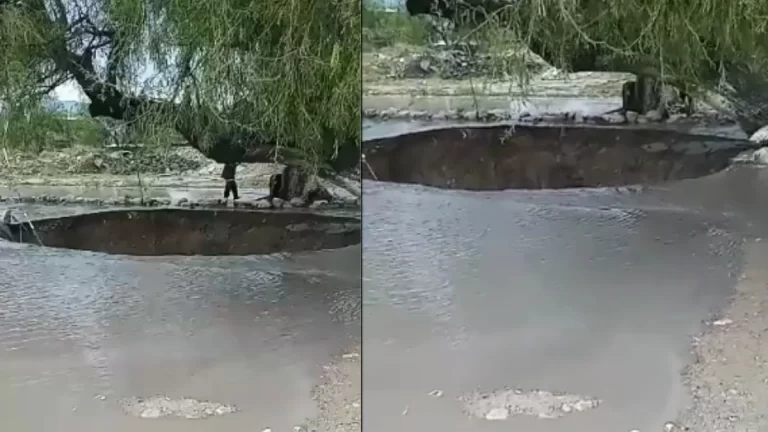 ¡Puebla de los socavones! Registran hundimiento en Tehuacán