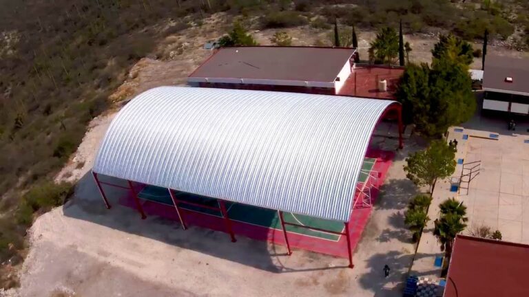 Inauguran techado en el Centro Escolar “Emperador Cuauhtémoc” 