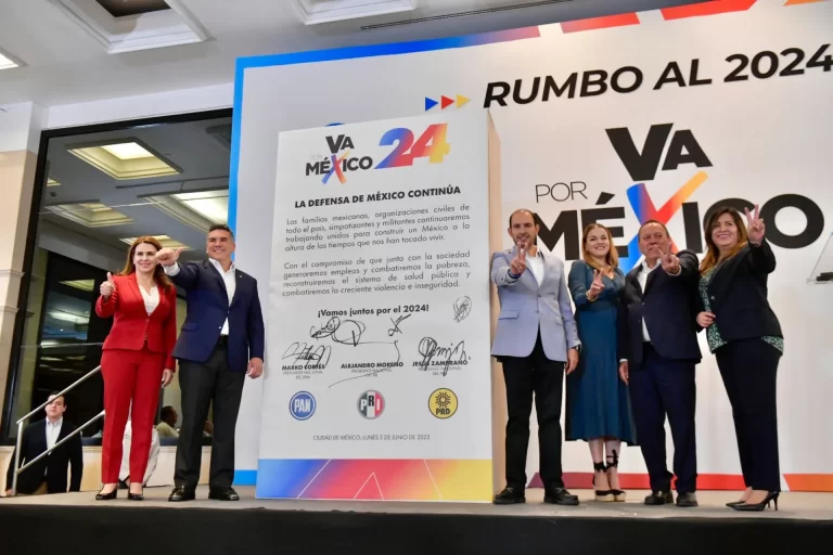 “Va por México” celebra resultados en Coahuila