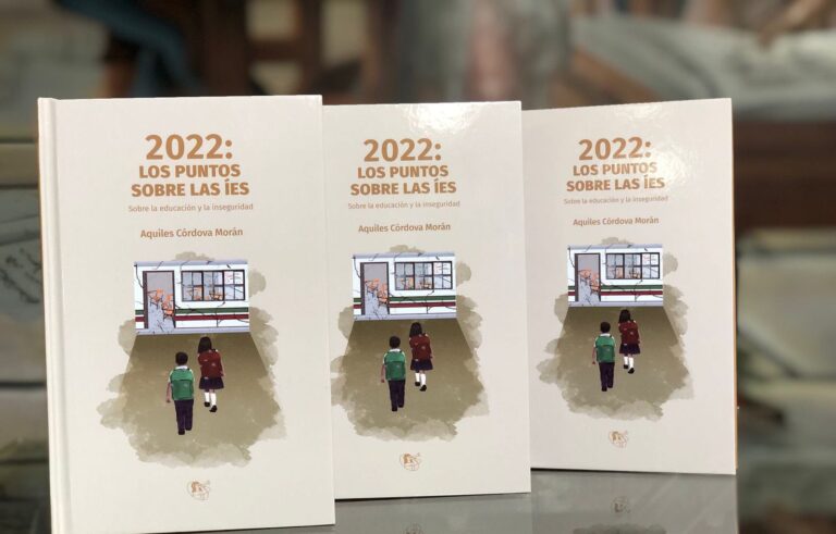 Editorial Esténtor presenta nuevo libro de Aquiles Córdova; “2022: los puntos sobre las íes”
