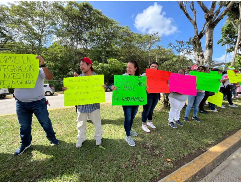 Exigen pago por daños causados por construcción de autopista en Xalapa
