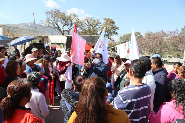 Gobierno de Ocoyucan da banderazo para construcción de obra pública