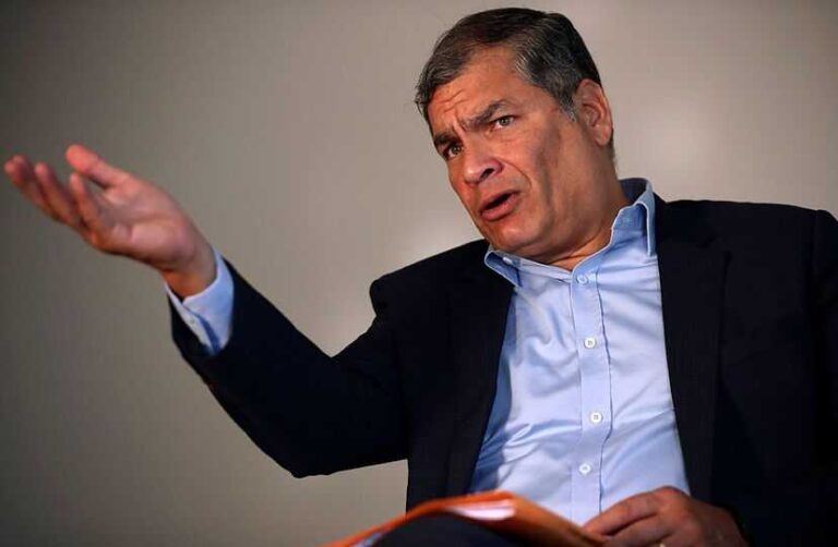Rafael Correa llama a la unidad tras denunciar la “infiltración” del crimen organizado en el Estado ecuatoriano