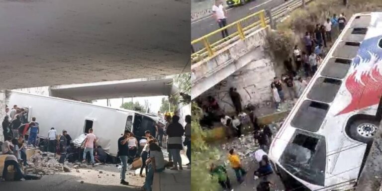 Fallecen dos mujeres y un menor en accidente sobre la autopista México-Pirámides