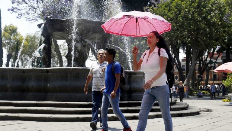 Temperatura en Puebla llega a 34 grados