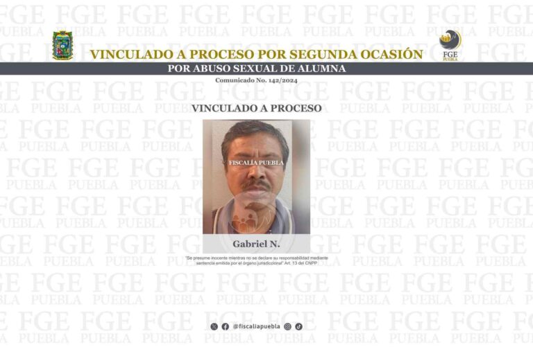 Vinculado a proceso por segunda ocasión por abuso sexual de alumna