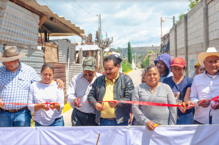 Inauguran drenaje sanitario Ocoyucan