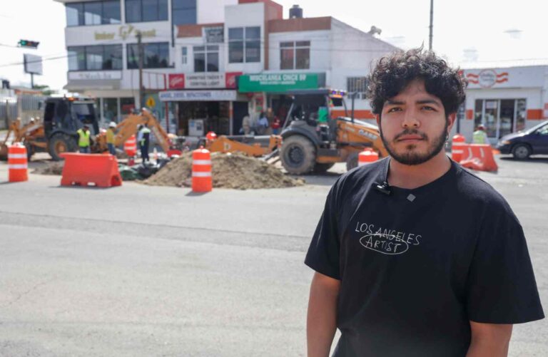 Sin apoyo afectado por mega zanja de Agua de Puebla