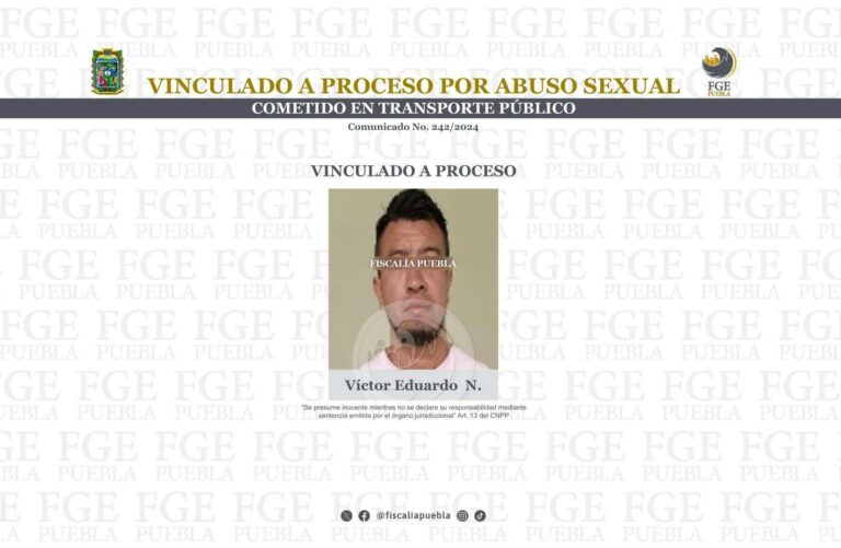 Vinculado a proceso por abuso sexual cometido en transporte público