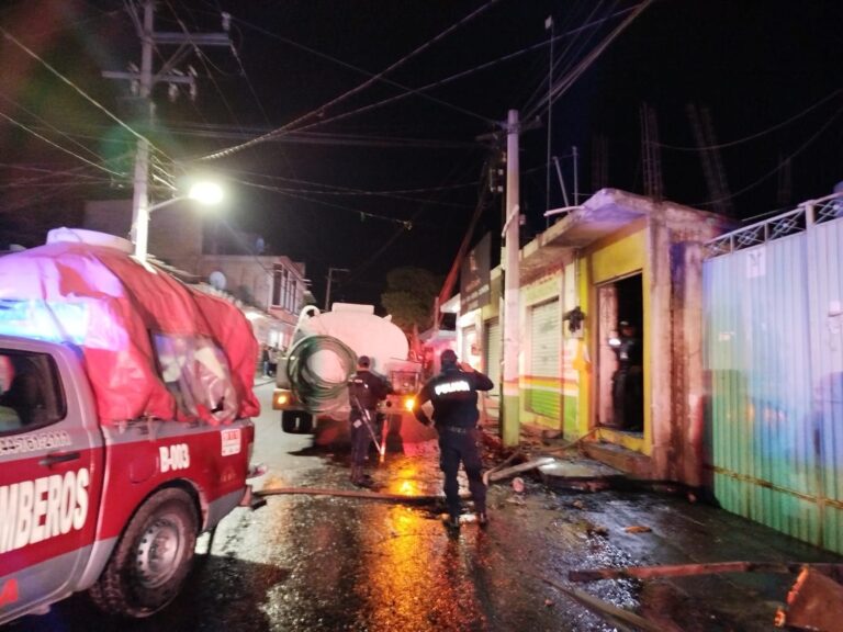 Se registra explosión en negocio de pirotecnia en Huaquechula