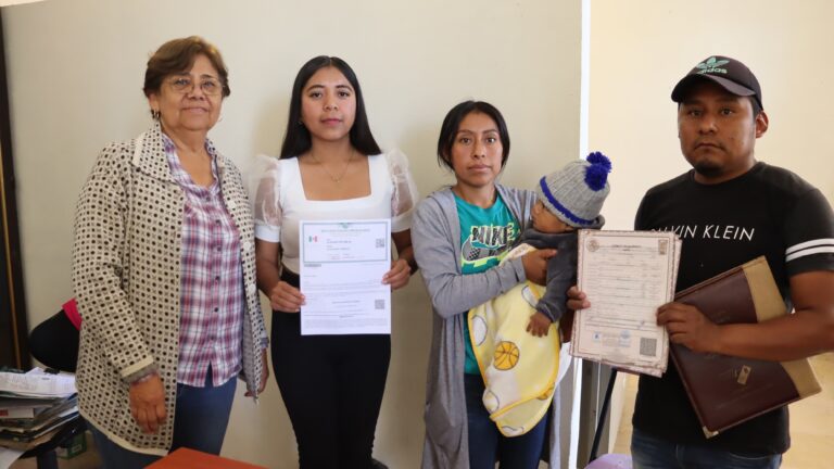 Realizan Jornada de Registro de Nacimientos gratuita en Ahuatempan
