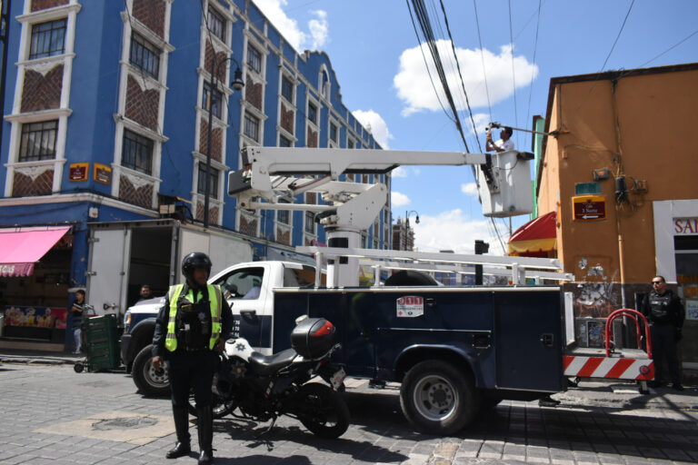 Retiran cámaras de seguridad en el Centro Histórico