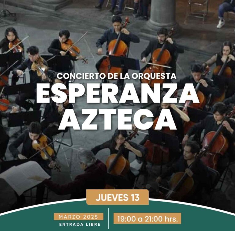 Casa de la Cultura albergará concierto de la Orquesta Esperanza Azteca