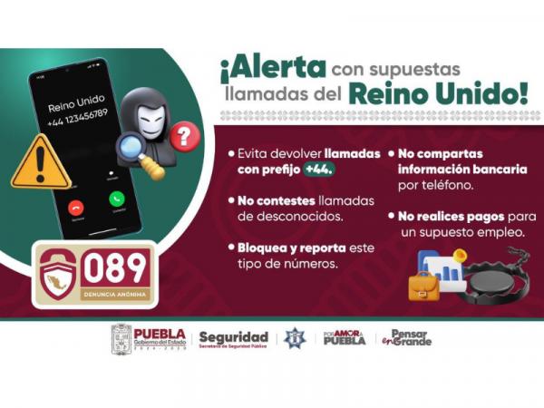 No caigas en las estafas: cuidado con las llamadas desde Reino Unido
