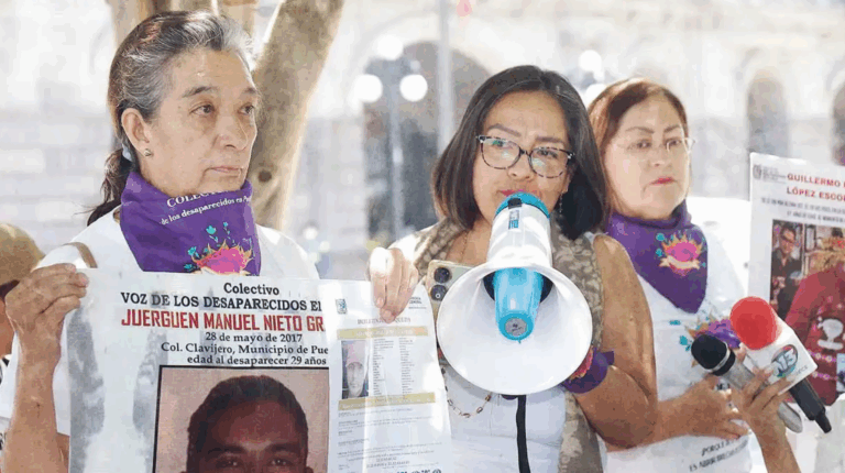 Colectivo exige la renuncia de Enrique Rivera Reyes de la Comisión de Búsqueda en Puebla