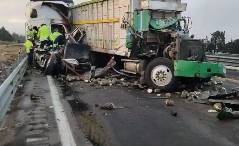 Se registró accidente en la autopista Puebla-Orizaba